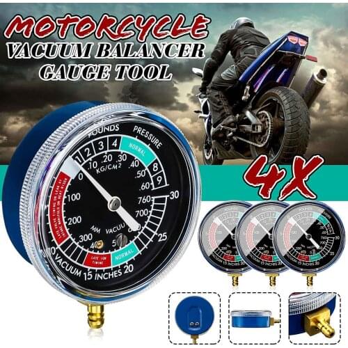 Universal Motorcycle Carburetor Vacuum Gauge Carb Balancer Synchronizer For Yamaha/Honda/Suzuki