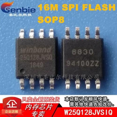 W25Q128JVSIQ16M SPI FLASH SOP8 10PCS