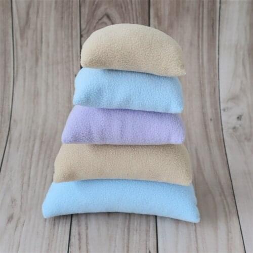 Filled Newborn Posing Pillow Posing Lunas Set Newborn Photography Prop Contoured Bean Bag Baby Photo Shooting Moon Shaped Pillow