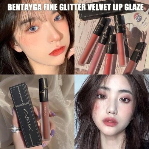 Milkshake Velvet Lip Glaze Moisturizing Matte Color Lip Glaze Cup Non-stick Cosmetics for Women Girls 2.5g DL