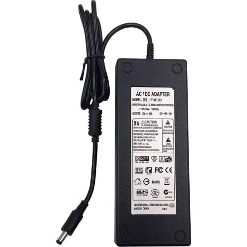 12V 10A 120W led switching power supply adapter transformer AC 100V-240V to DC 12V +Plug(US/UK/AU/EU) free shipping