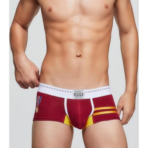 3pcs/lot New Men Boxer Brand Underwear Waist Cotton Sexy Boxer Underwear Short Boxers, Sexy Boxers Mens Underwear