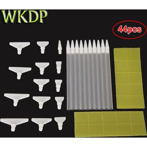 44Pcs DIY 5D Diamond Painting Embroidery Accessories Glue Mud Clay Drills Pen Head Diy Tools