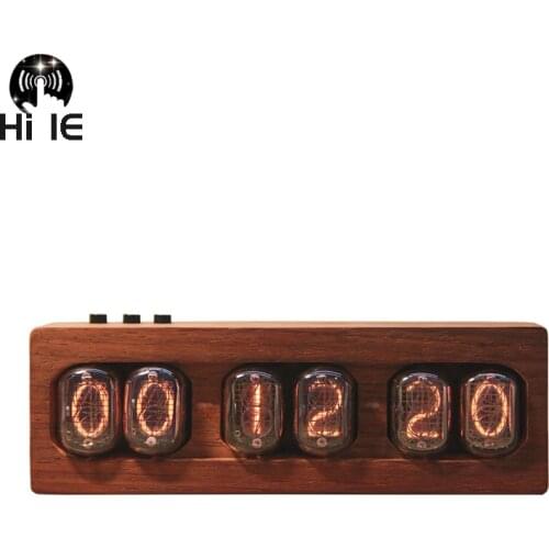 6-Bit Glow Clock In12 Tube IN12 Nixie Digital LED Clock Beautiful Gift Safflower Pear DIY Ornaments
