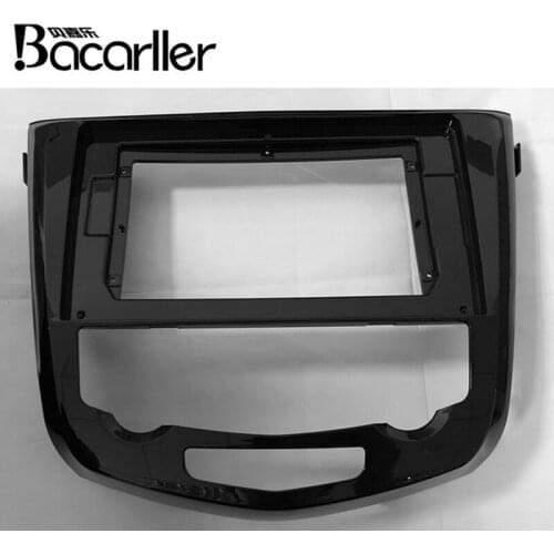 10.1 Inch Car Fascia For Nissan X-Trail 2015-2019 Dashboard Mount Installation Fascias Panel In-dash Double Din Car Dvd Frame