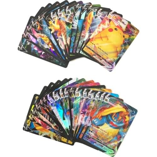 30PCS Pokemon Cards V Vmax Shining Card English Sword Shield Booster Box Collection Trading Game Card For Childer Kids Toy Gifts