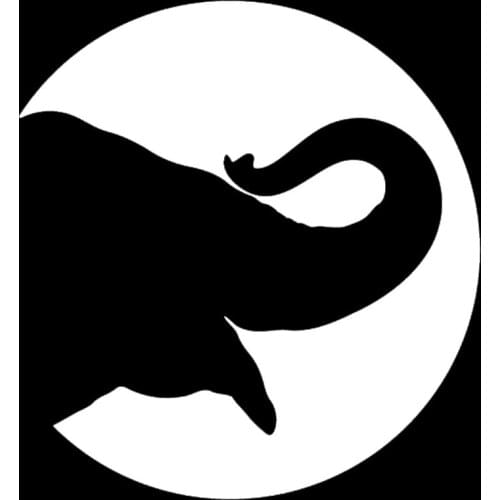 Human Asia African Elephant Cravous Port of Hong Kong Car Model Bumper Sticker Vinyl Decals
