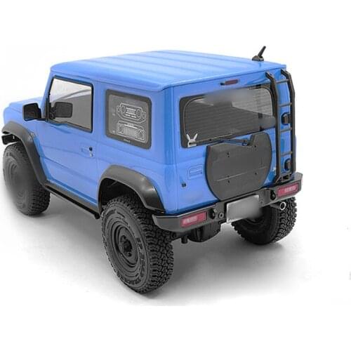 Black Nylon Tailgate Ladder Rear Door Climb Ladder for MST J4 Jimny RC Car DIY Upgrade Parts