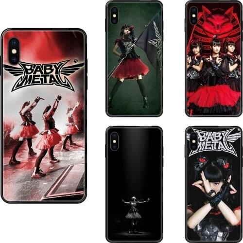 Black Soft TPU Cell Cover Case Fiyat For Redmi Note 4 5 5A 6 7 8 8T 9 9S Pro Max Yuimeta Moametal Su-metal Babymetal