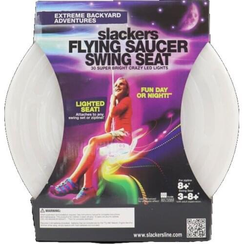 Children Swing Disc Toy Seat Kids Swing Round Rope Swings Outdoor Playground Hanging Garden Play Entertainment Activity White