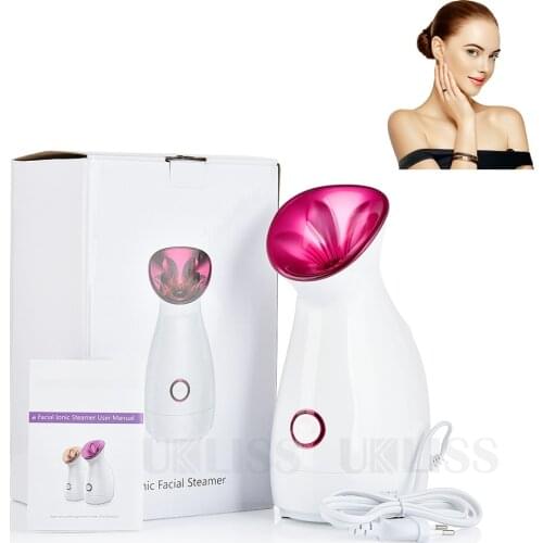 Electric Nano Ionic Facial Steamer Hydrating Instrument Mist Humidifier 70ML Water Tank Thermal Spray Steaming Face Spa Machine