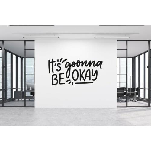 Colorful OFFICE Vinyl Kitchen Wall Stickers Wallpaper For Kids Room Living Room Home Decor Wall Decoration Murals