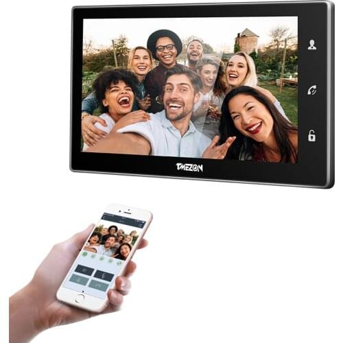 Tmezon Video Doorphone Monitor 10 inch (need to work with Tmezon outdoor unit, cannot work alone)