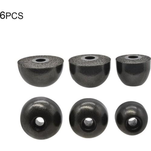 6pc/3 Pair Memory Foam Ear Tips for TWS Ture Wireless Earbuds- Bragi Dash Pro The Headphone Samsung Gear IconX Galaxy Buds Cover