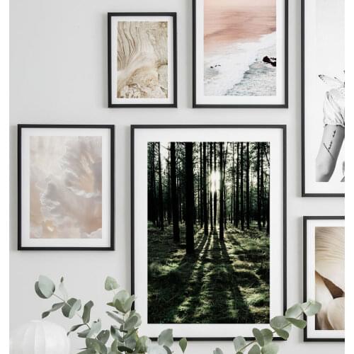 Nordic Abstract Poster Seascape Wall Art Nature Canvas Painting Quote Wall Art Pictures For Living Room Modern Decorative Prins