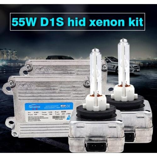 2020 NEW SKYJOYCE 12V 55W D1S HID light Kit Original D1S HID Ballast Ceramics Base D1S HID Bulb 4300K 5000K 6000K 8000K HID Kit