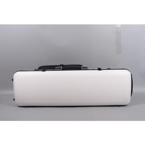 New 4/4 Violin case composite Carbon Fiber Strong Light Hard Case white