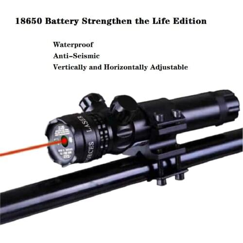 New Red Dot Laser Sight Tactical Military Civil Telescope Adjustable Switch Rifle Scope Rail Mount for Gun Hunting Lazer Pointer