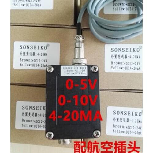 0-10V 0-5v 4-20mm Transmitter Tie rod electronic ruler external voltage signal conversion module Sensor amplifier