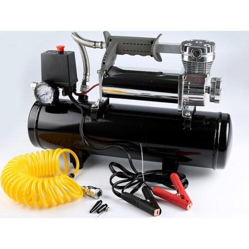 Portable multi-function metal electric vehicle air pump tire car air pump 12V23A