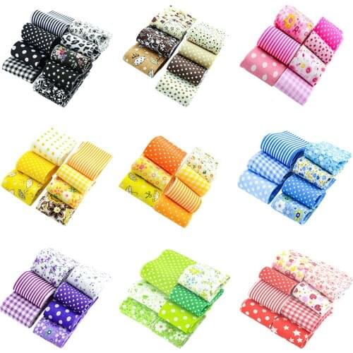 Tecido Green Theme 5cmx100cm 100% Cotton Fabric Floral Strips 7pcs/lot Quilting Patchwork Tildas Jelly Roll for Crafts Sewing