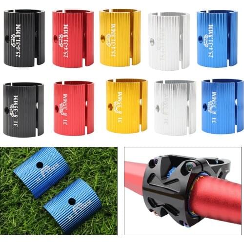 Bike Handlebar Shim Adapter,Mountain Road Bicycle Stem Size Reducer Spacers,Bicycle Handlebar Conversion Sheet Bushing