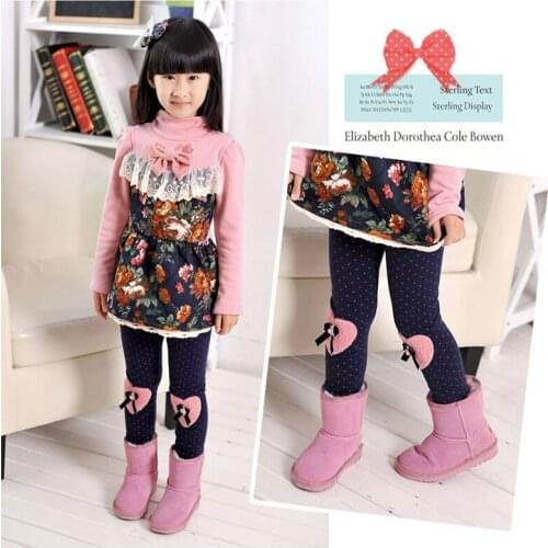 02 Clearance winter girls clothes pants