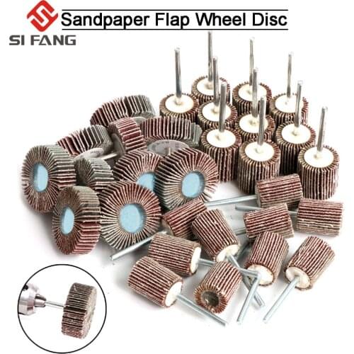 1Pcs Sandpaper Grinding Flap Wheel Discs 16mm-80mm Sanding Disc Set Shutter Polishing Wheel For Rotary Power Dremel Tool
