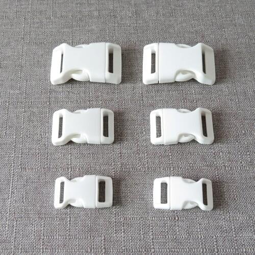 5pcs/Lot Plastic Release Buckle Webbing Clasp For Bag Pet Dog Cat Collar Harness Bracelet Hat Paracord Garment Sewing Accessory