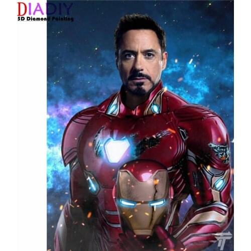 Diy 5D Diamond Painting Cross Stitch Avenger Super Hero Diamond Embroidery Pattern Full Drill Mosaic Home Decor Gift Art