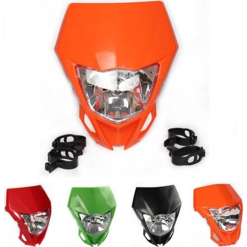 Motocross Motorcycle Headlights Off-Road Vehicle General Motorcycle 35W Headlight For Yamaha WR250F WR450F Kawasaki KLX KX