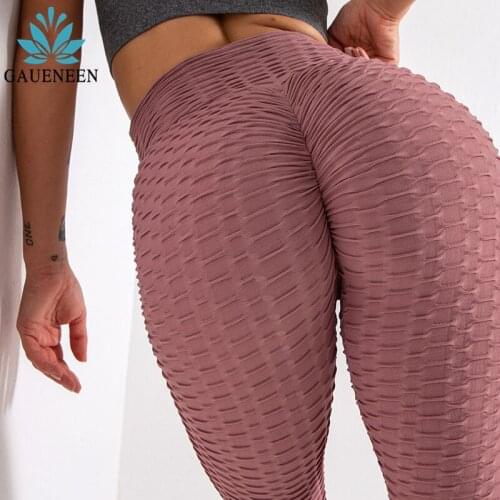 GAUENEEN High Waist Yoga Pants Women Fitness Sports Leggings Butt Booty Push Up Leggings Female Workout Tights Running Gym Pants