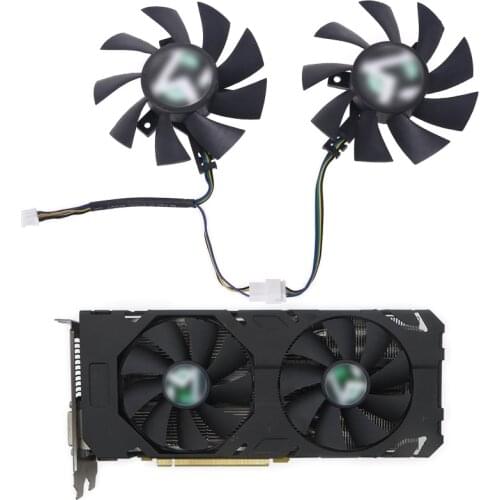 H7JA 75MM RX570 GT710 730 GPU Cooler Cooling Fan For MAXSUN RX 570 Graphics Card fan