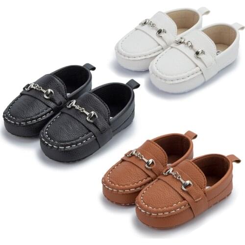 Baby Toddler First Walker Children Shoes Boy Girl Classical Sport Soft Sole PU Leather Crib Kids Moccasins Fashion Casual Shoes