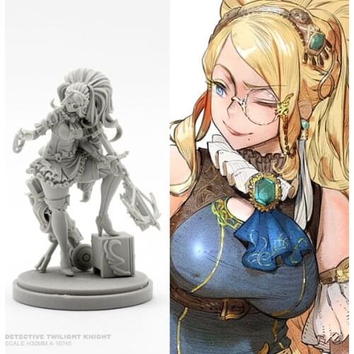 30mm Resin Kits Sexy goddess series Resin soldier self-assembled A-19745