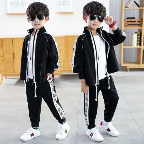 2021 New Spring Autumn Girls Clothing Suits Coat +Pants 2pcs/Set Pullover Kids Teenager Outwear Sport Beach School High Quality