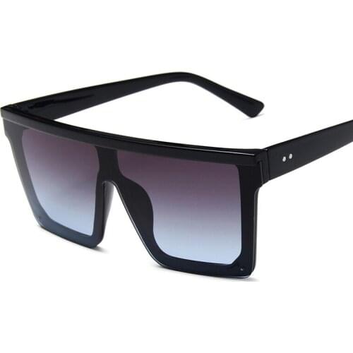 New All-in-one design Fashion Trend Personality Sunglasses Oversized Square Women Sunglasses Outdoor Beach Travel Glasses UV400