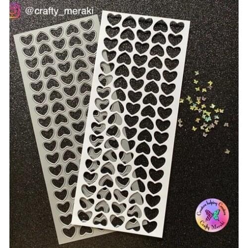 New Metal cutting dies heart background cut die mold card Scrapbook paper craft knife mould blade punch stencils