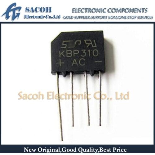 New Original 20PCS/Lot KBP310 KBP310G or RS310 or KBP308 or KBP307 or KBP306 DIP-4 3A 1000V Bridge Rectifier