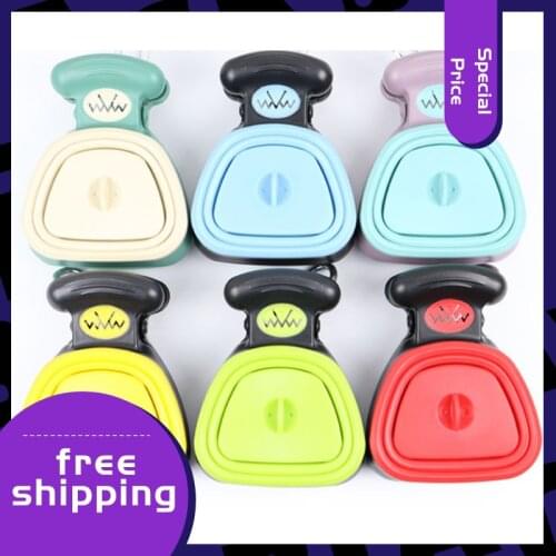 Dog Pet Travel Foldable Pooper Scooper With 1 Roll Decomposable Bags Poop Scoop Clean Pick Up Excreta Cleaner Epacket Shipping