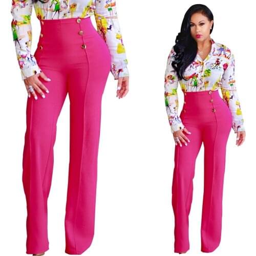 STEFION Women's Flared Trousers