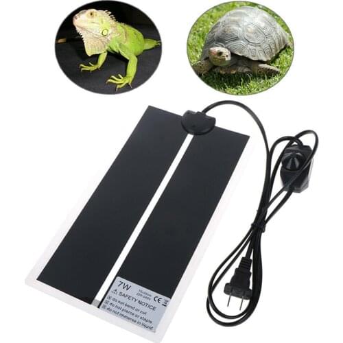 Pet Reptiles Heat Mat Terrarium Climbing Heating Warm Pads 5-45W Adjustable Temperature Controller Mats Reptiles Accessories