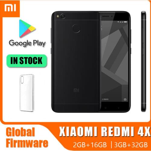 Snapdragon 435 13.0MP rear camera Xiaomi Redmi 4X mobile phone 3 32GB Googleplay 4000mAh smartphone inch5.0HD screen