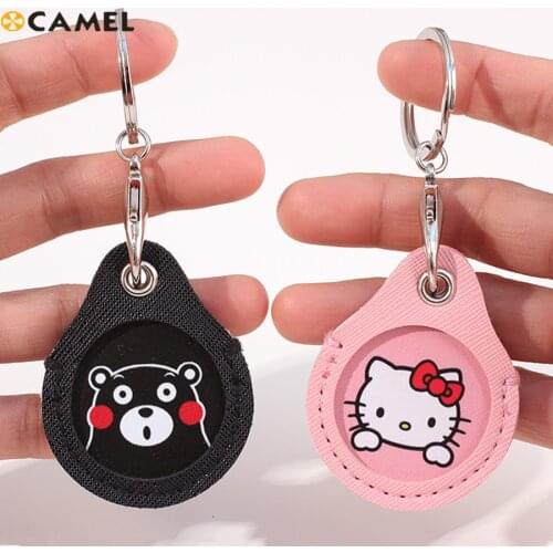 13.56Mhz S50 UID changeable 0 block Writable Access Control Leather Tags Token Keyfob Keychain 2pcs/lot IC Tag