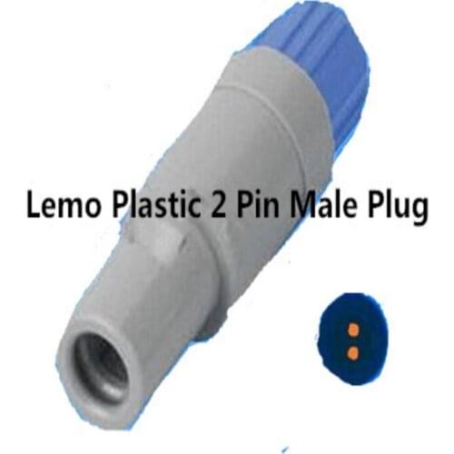5pcs/lot FREE SHIPPING FOR LEMO 2 PIN PLASTIC MALE PLUG WITH SINGLE SLOT ( PAG.M0.2GL) CONNECTOR