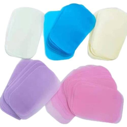 50 Pcs Portable Mini Paper Soap Outdoor Travel Soap Paper Washing Hand Bath Clean Scented Slice Sheets Disposable Boxe Soap