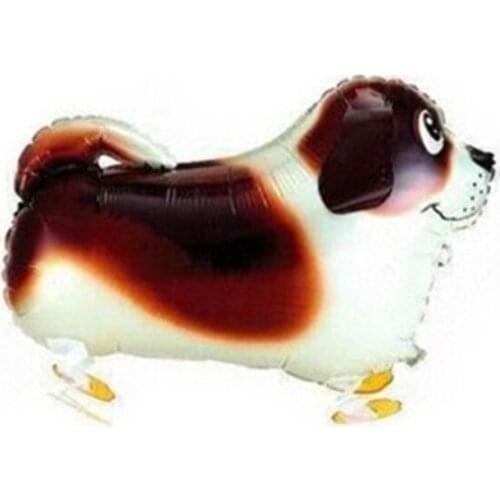 7 Style Puppy Walking Pet Balloon Cartoon Animal Helium Balloon Wholesale Walking Puppy Dog Aluminum Foil Balloon