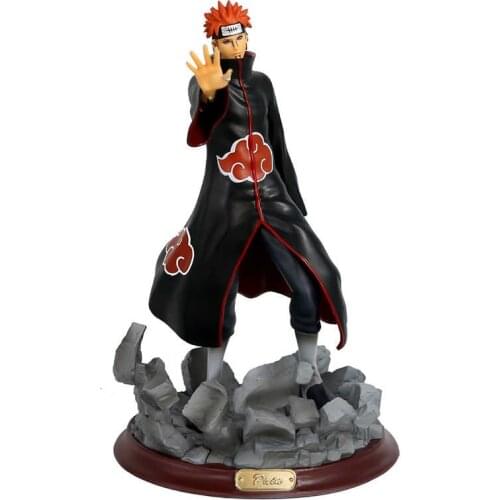 Naruto Shippuden Anime Model Akatsuki Six Paths Of Pain GK Action Figure 27cm Statue Collectible Toy Desktop Decoration Figma