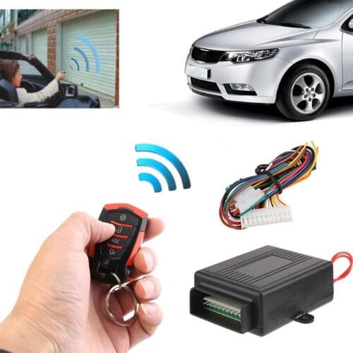 Automobile Remote Central Lock Keyless Entry Alarm System Controller Door Locking Kit Waterproof Car Accessories