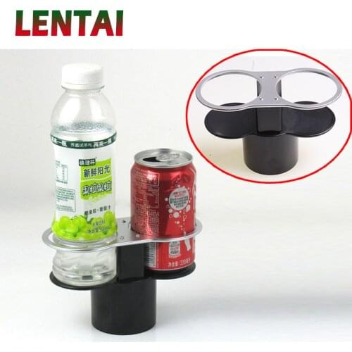 LENTAI 1Set Auto Car Double water cup holder For Peugeot 307 206 Volvo XC60 S60 XC90 V70 Lada Grant Granta Vesta Kalina